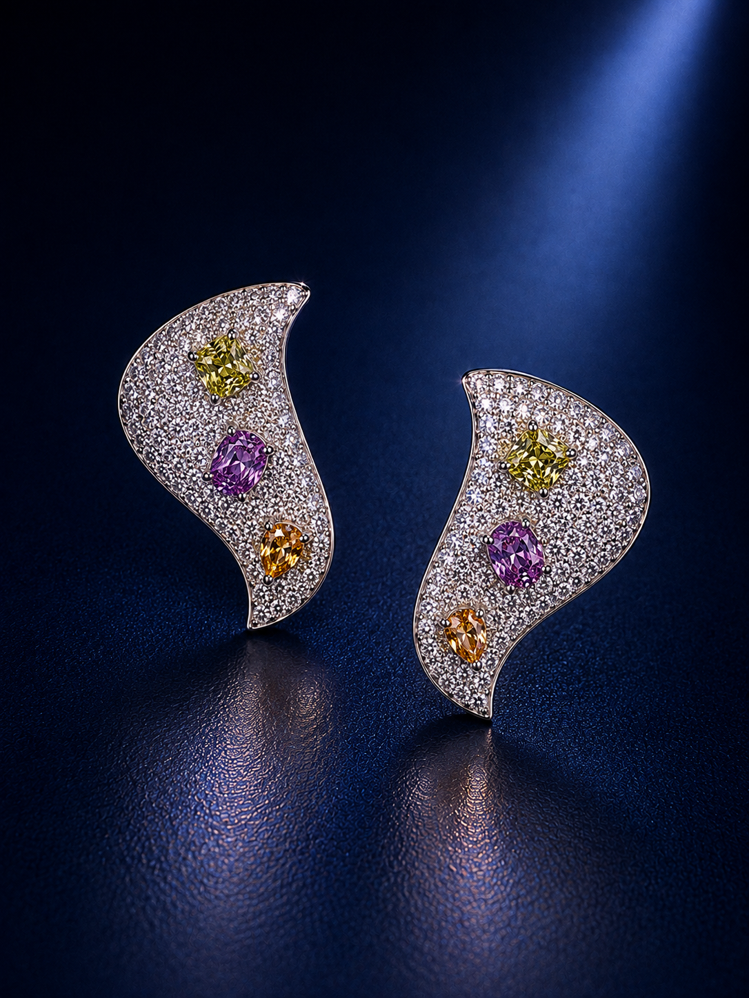 Celestia Multicolor Stud Earrings