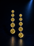 Yellow Drop Earrings