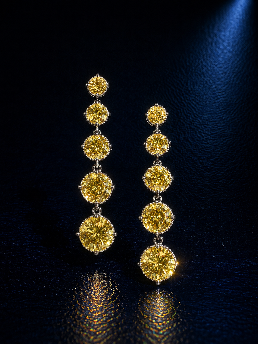 Yellow Drop Earrings
