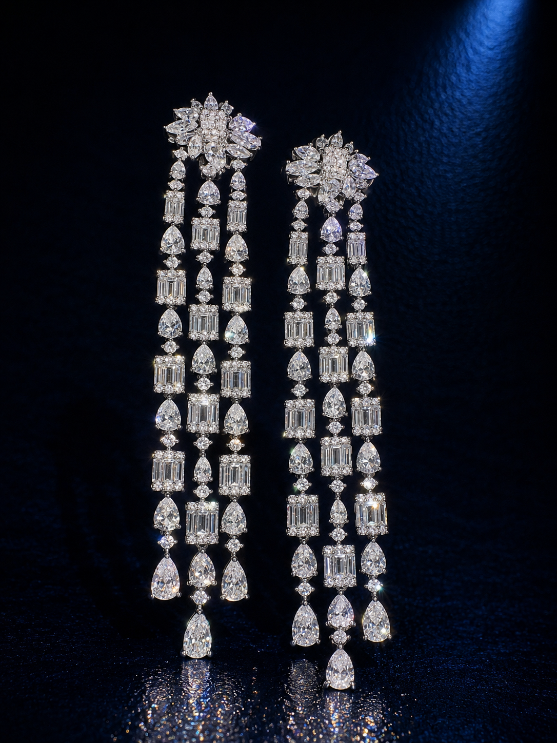 Celestia Cascade Chandelier Earrings