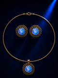 Luxe Halo Hasli Necklace Set