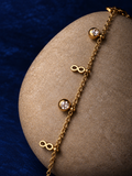 Infinity Sparkle Charm Bracelet