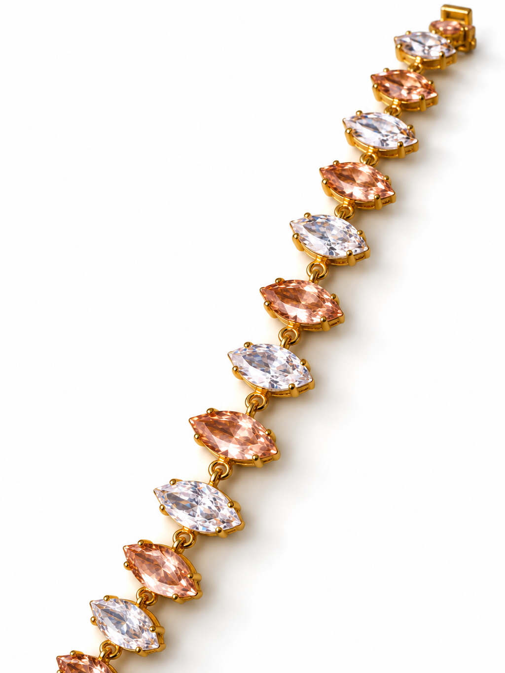 Marquise Rosé Alternating Tennis Bracelet