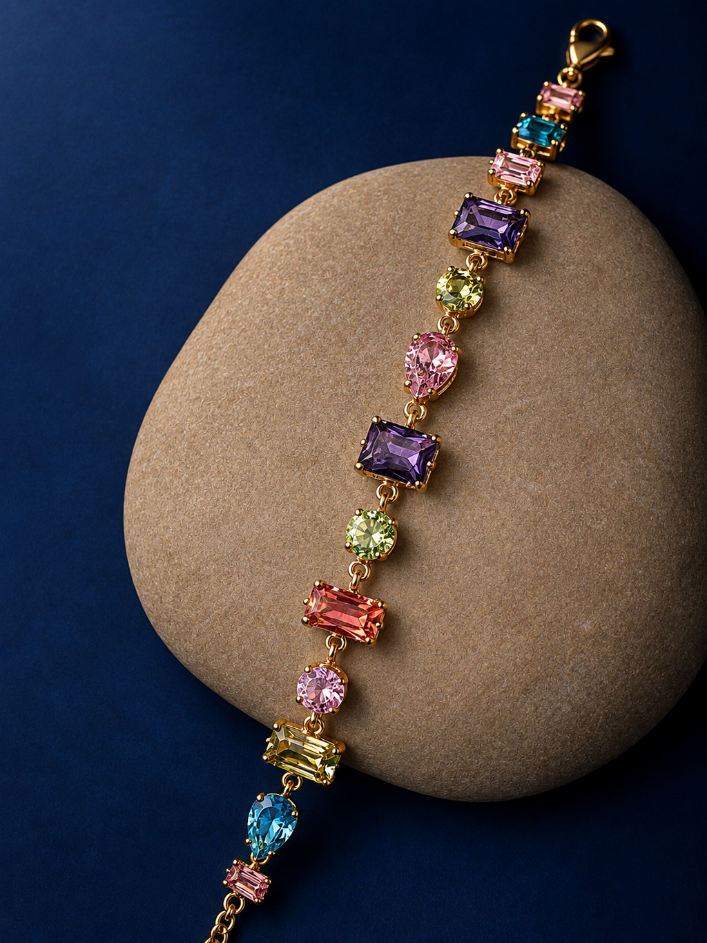 Prism Luxe Multicolour Statement Bracelet