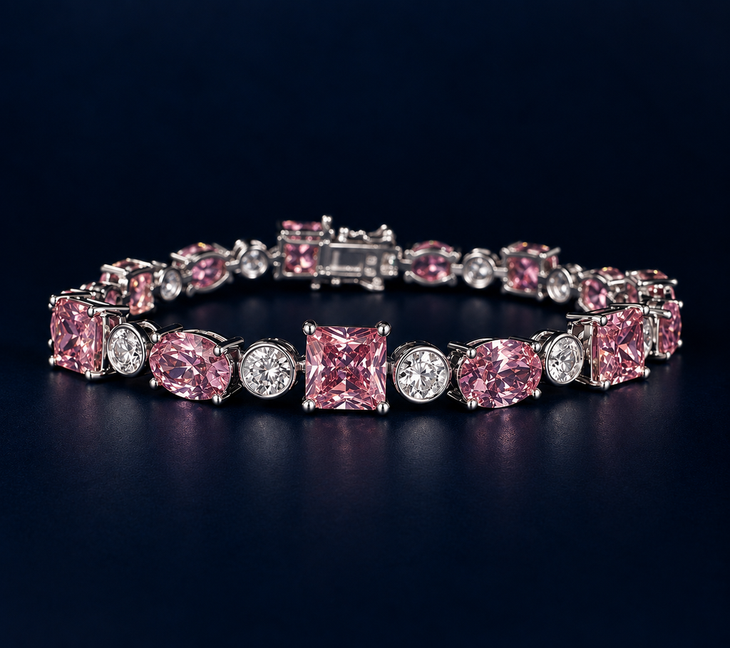 Blush Royale Tennis Bracelet