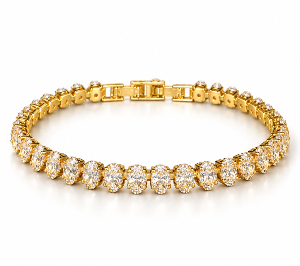 Lumière oval Tennis Bracelet