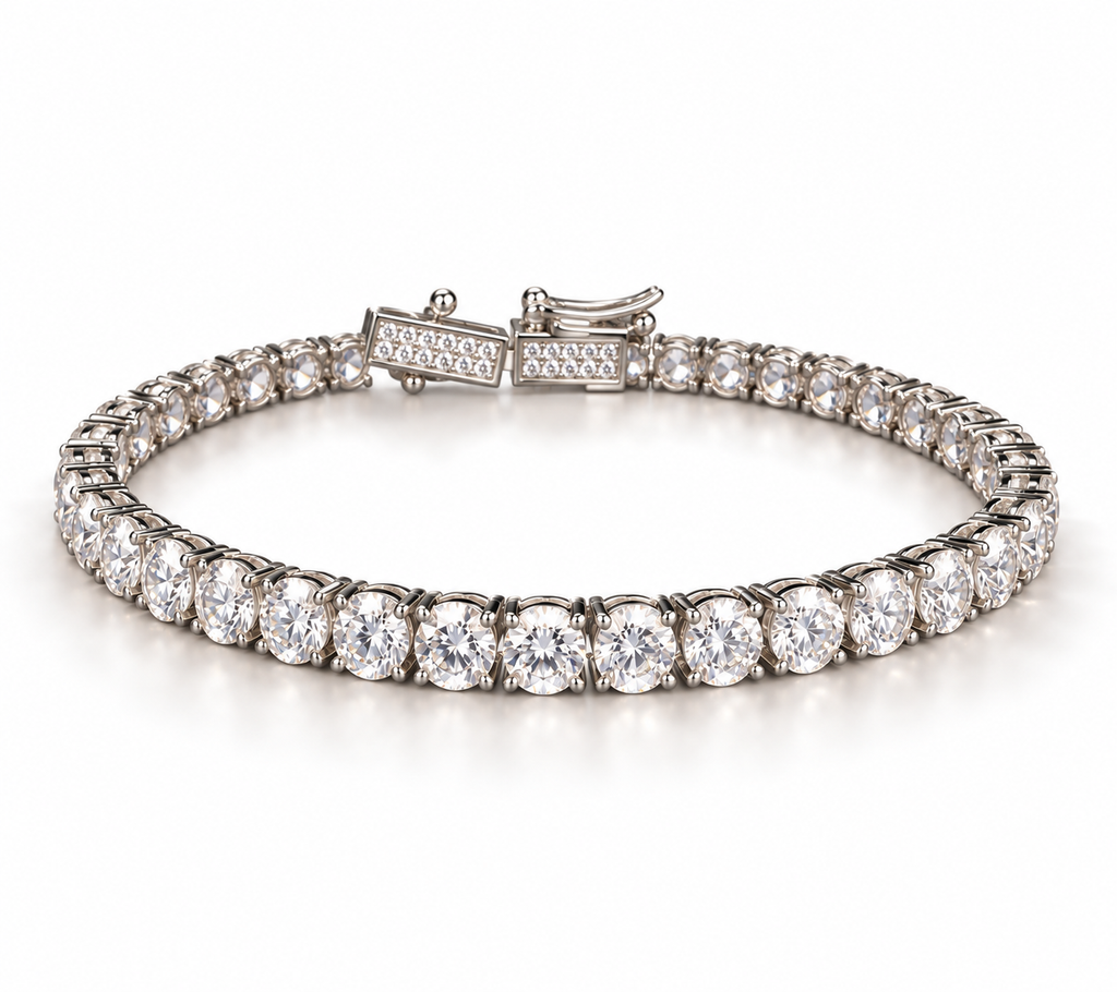 Classic Round-Cut Tennis Bracelet