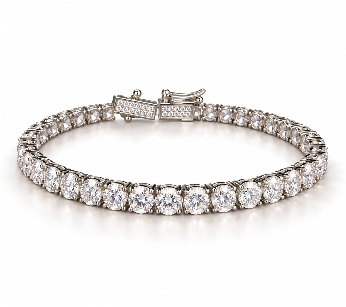 Classic Round-Cut Tennis Bracelet