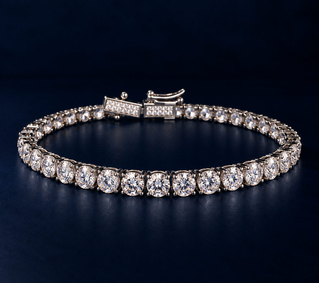 Classic Round-Cut Tennis Bracelet