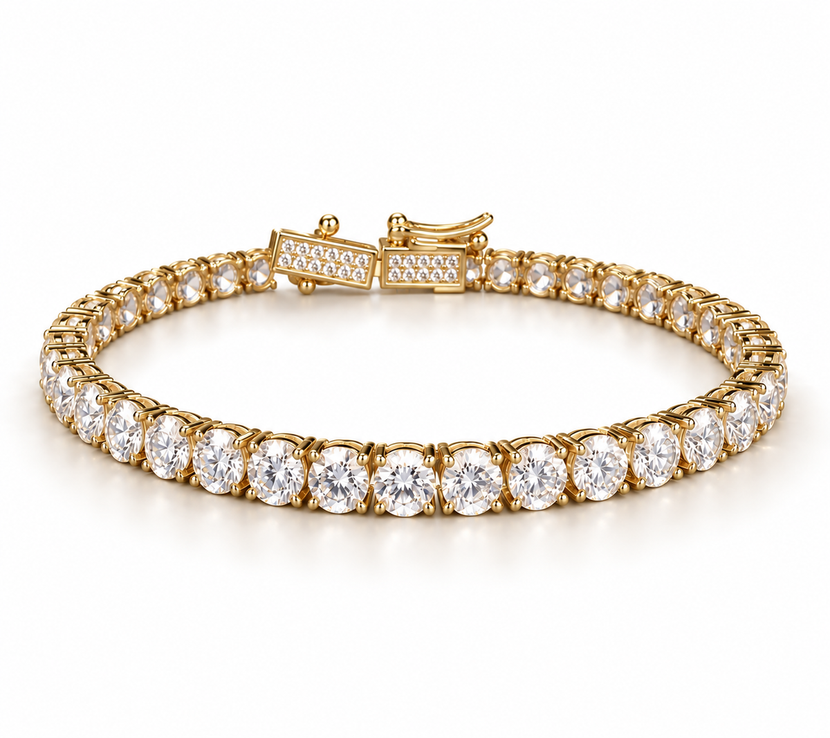 Classic Round-Cut Tennis Bracelet