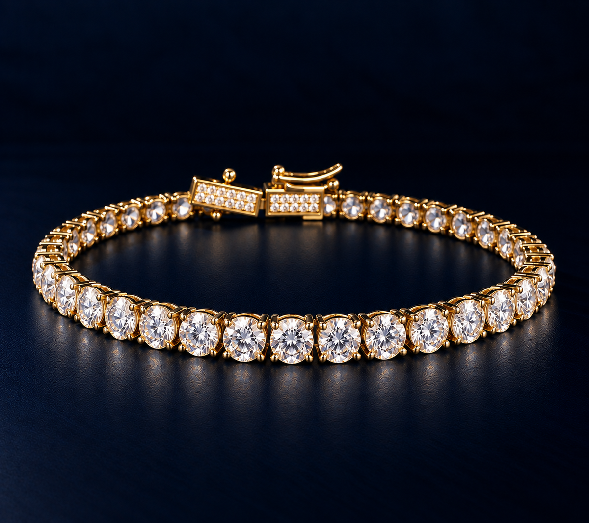Classic Round-Cut Tennis Bracelet