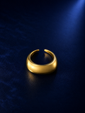 Sculptural Dome Open Cuff Ring