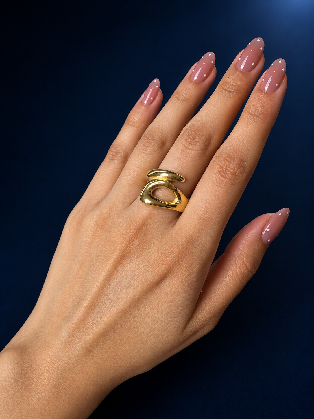 Sculptural Twist Ring