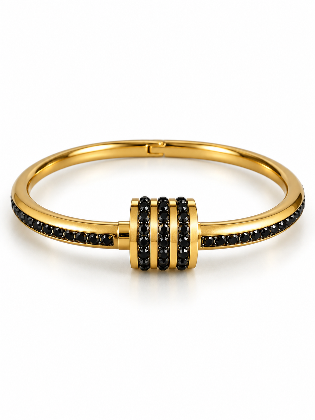Black Luxe Pavé Bangle