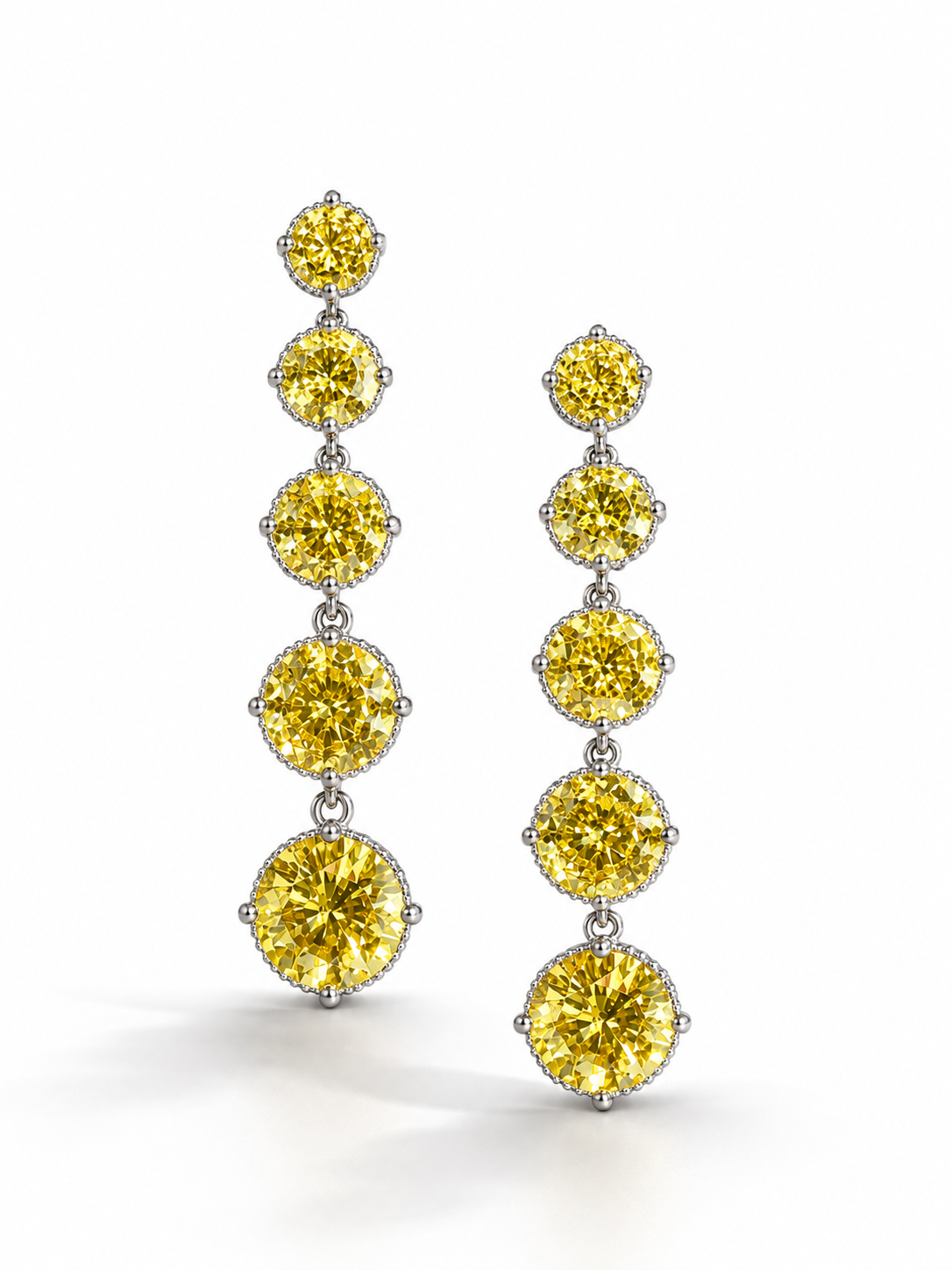 Yellow Drop Earrings