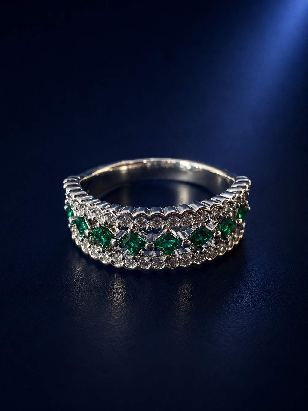 Luxe Scalloped Statement Ring