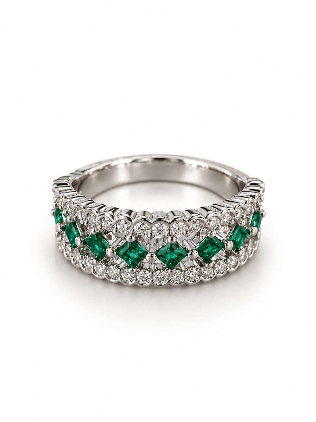 Luxe Scalloped Statement Ring