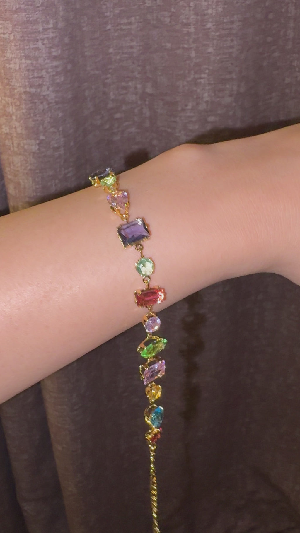 Prism Luxe Multicolour Statement Bracelet