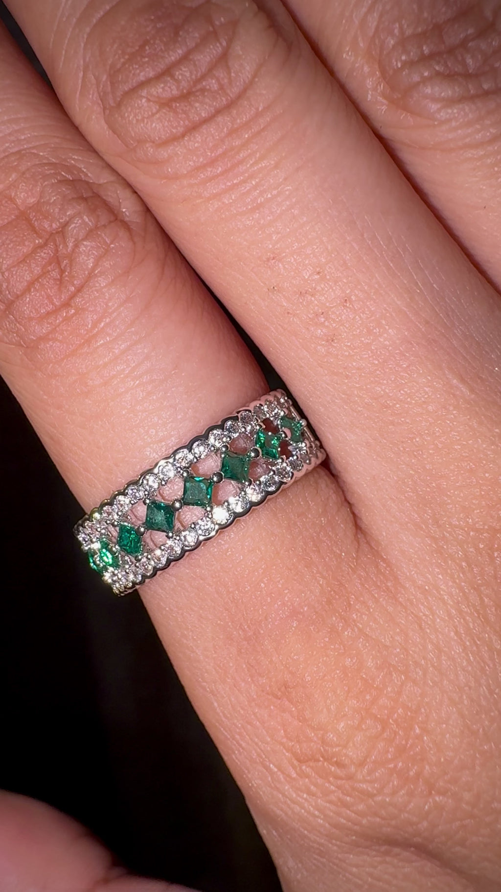 Luxe Scalloped Statement Ring