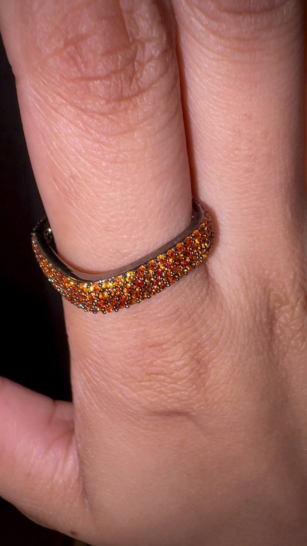 Ember Pavé Eternity Ring