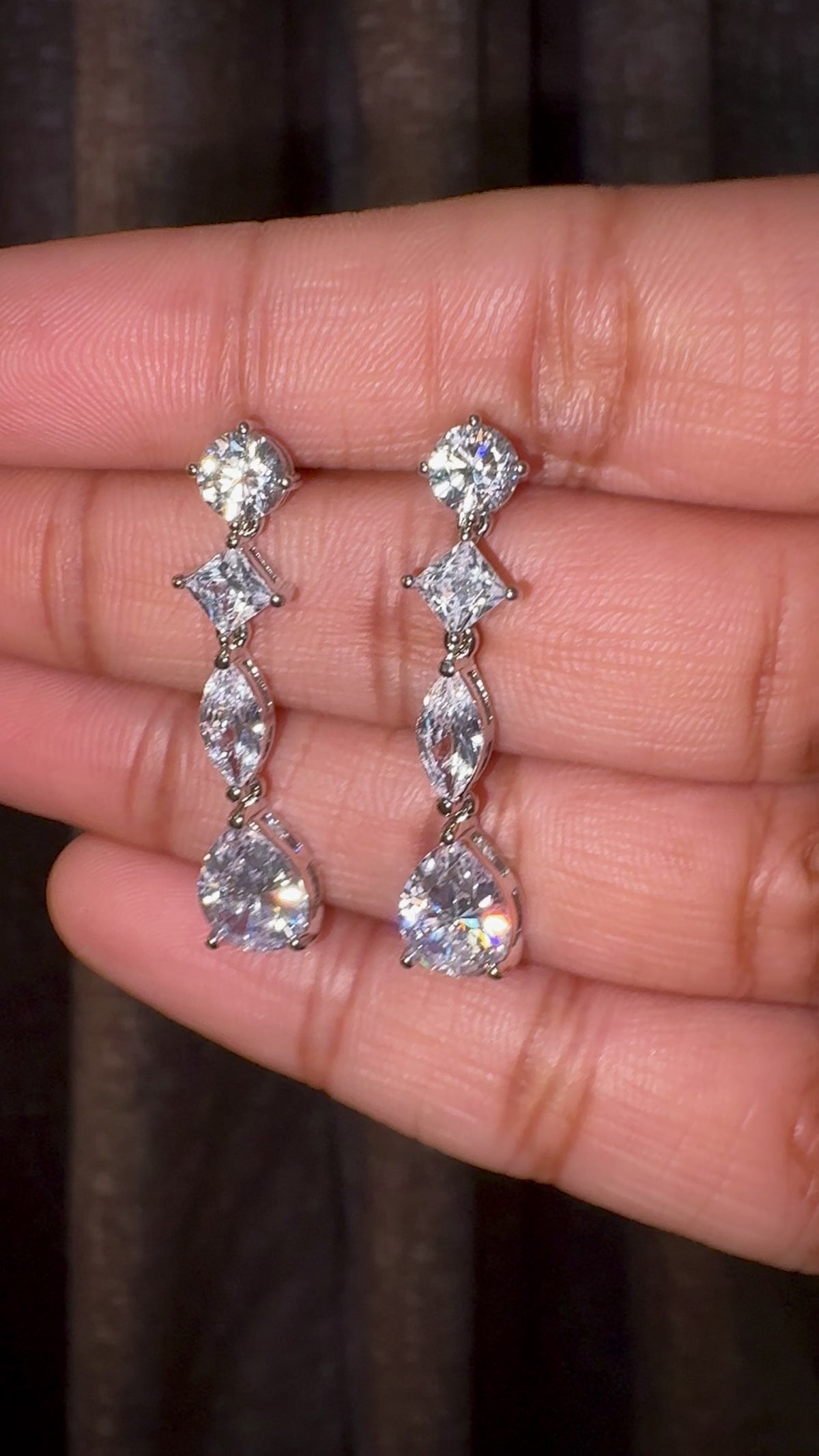 Celeste Cascade CZ Necklace