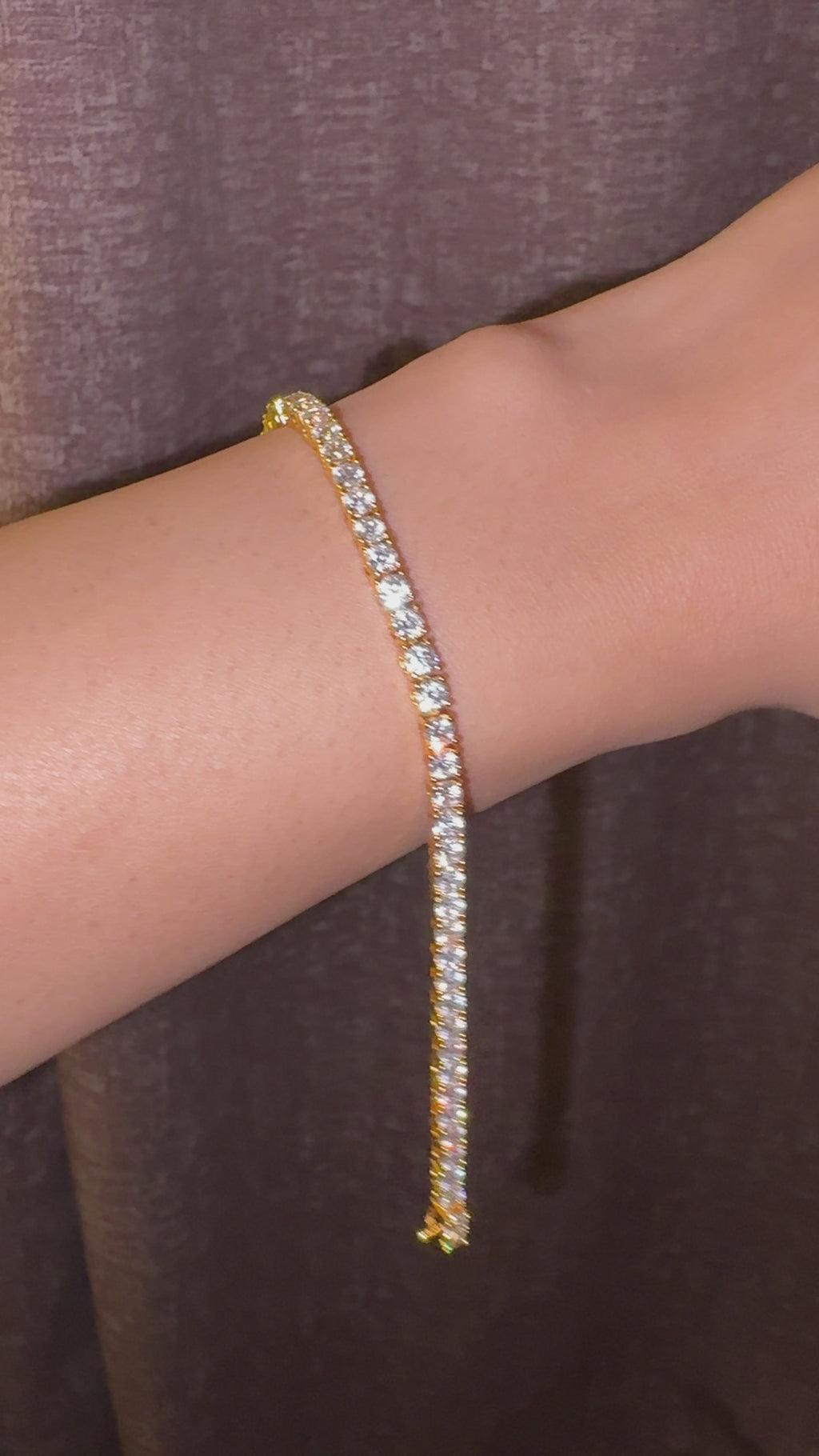 Classic Round-Cut Tennis Bracelet