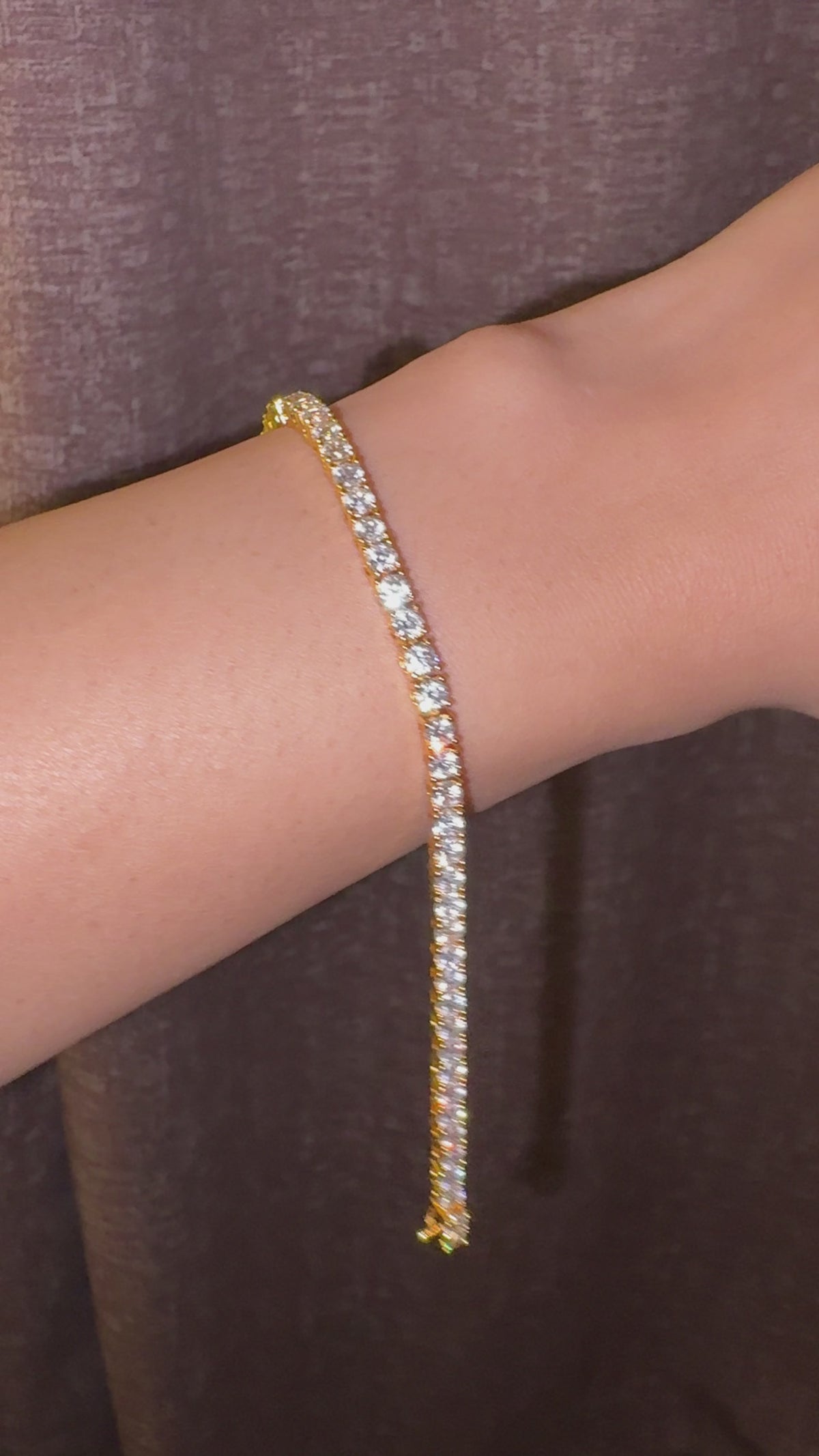 Classic Round-Cut Tennis Bracelet